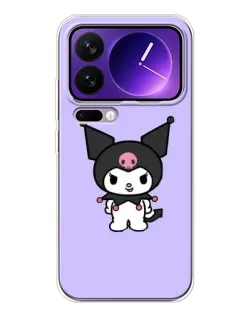 Чехол для Xiaomi 17 Pro Max с картинкой «Kuromi — нежный фиолетовый» Чехол для Xiaomi 17 Pro Max с картинкой «Kuromi — нежный фиолетовый»