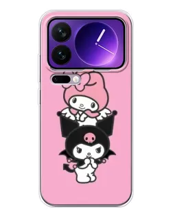 Чехол для Xiaomi 17 Pro Max с картинкой «My Melody и Kuromi» Чехол для Xiaomi 17 Pro Max с картинкой «My Melody и Kuromi»