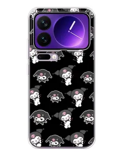 Чехол для Xiaomi 17 Pro Max с картинкой «Черный паттерн Kuromi» Чехол для Xiaomi 17 Pro Max с картинкой «Черный паттерн Kuromi»