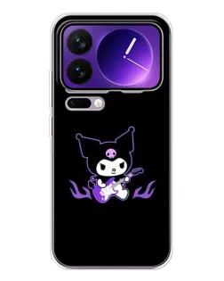 Чехол для Xiaomi 17 Pro Max с картинкой «Электрическая Kuromi» Чехол для Xiaomi 17 Pro Max с картинкой «Электрическая Kuromi»