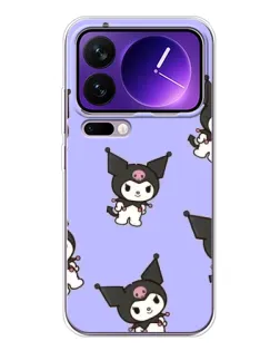 Чехол для Xiaomi 17 Pro Max с картинкой «Паттерн с Kuromi» Чехол для Xiaomi 17 Pro Max с картинкой «Паттерн с Kuromi»
