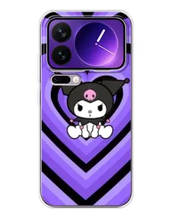Чехол для Xiaomi 17 Pro Max с картинкой «Kuromi и фиолетовые сердца» Чехол для Xiaomi 17 Pro Max с картинкой «Kuromi и фиолетовые сердца»