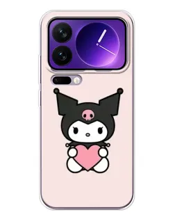 Чехол для Xiaomi 17 Pro Max с картинкой «Kuromi и сердце» Чехол для Xiaomi 17 Pro Max с картинкой «Kuromi и сердце»