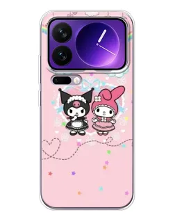 Чехол для Xiaomi 17 Pro Max с картинкой «My Melody и Kuromi» Чехол для Xiaomi 17 Pro Max с картинкой «My Melody и Kuromi»