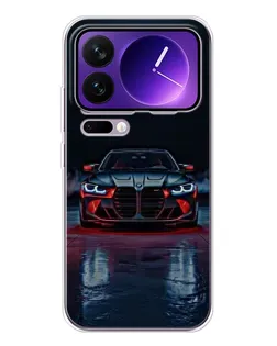 Чехол для Xiaomi 17 Pro Max с картинкой «BMW на мокрой дороге»