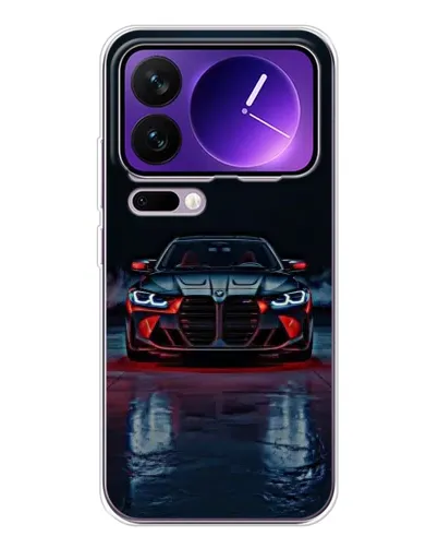 Чехол для Xiaomi 17 Pro Max с картинкой «BMW на мокрой дороге»