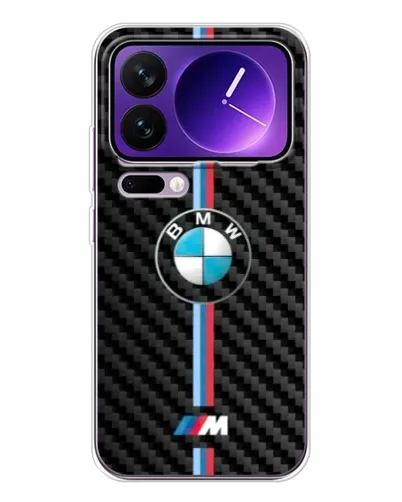 Чехол для Xiaomi 17 Pro Max с картинкой «Эмблема BMW и карбон»