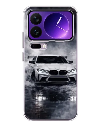 Чехол для Xiaomi 17 Pro Max с картинкой «BMW сквозь туман»