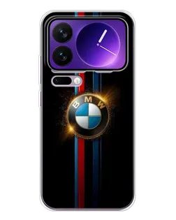 Чехол для Xiaomi 17 Pro Max с картинкой «BMW M-Power неон»