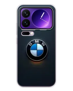 Чехол для Xiaomi 17 Pro Max с картинкой «Логотип BMW — минимализм»