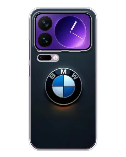 Чехол для Xiaomi 17 Pro Max с картинкой «Логотип BMW — минимализм»