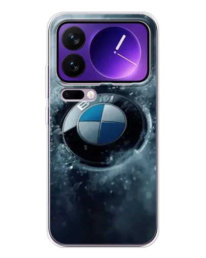 Чехол для Xiaomi 17 Pro Max с картинкой «Логотип BMW — лед» Чехол для Xiaomi 17 Pro Max с картинкой «Логотип BMW — лед»