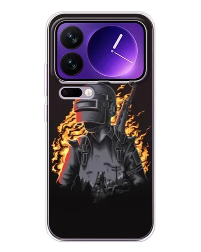 Чехол для Xiaomi 17 Pro Max с картинкой «PUBG — огненный силуэт» Чехол для Xiaomi 17 Pro Max с картинкой «PUBG — огненный силуэт»