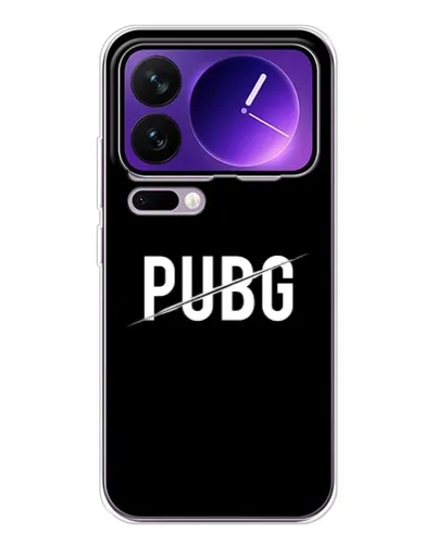 Чехол для Xiaomi 17 Pro Max с картинкой «PUBG — белый логотип» Чехол для Xiaomi 17 Pro Max с картинкой «PUBG — белый логотип»