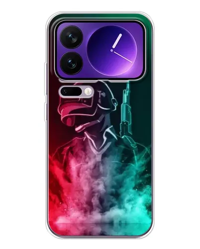 Чехол для Xiaomi 17 Pro Max с картинкой «PUBG — огненный воин» Чехол для Xiaomi 17 Pro Max с картинкой «PUBG — огненный воин»