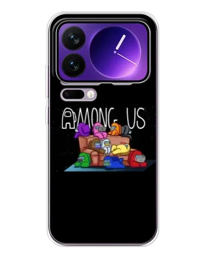 Чехол для Xiaomi 17 Pro Max с картинкой «Логотип Among Us» Чехол для Xiaomi 17 Pro Max с картинкой «Логотип Among Us»
