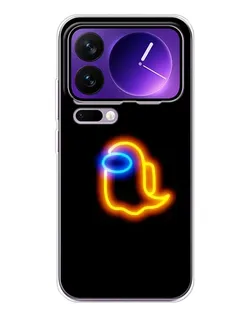 Чехол для Xiaomi 17 Pro Max с картинкой «Among Us неоновое сияние»
