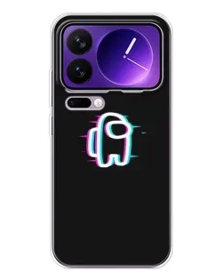 Чехол для Xiaomi 17 Pro Max с картинкой «Among Us неон»