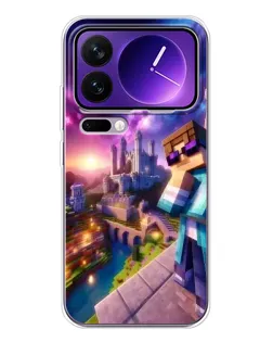 Чехол для Xiaomi 17 Pro Max с картинкой «Стив и космос»