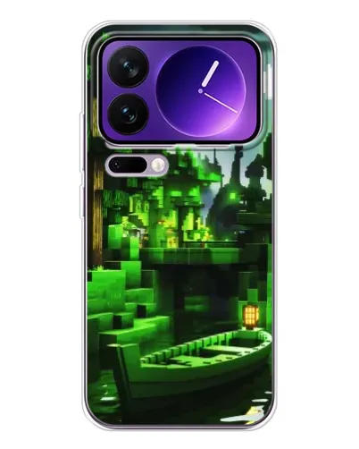 Чехол для Xiaomi 17 Pro Max с картинкой «Minecraft лесной пейзаж» Чехол для Xiaomi 17 Pro Max с картинкой «Minecraft лесной пейзаж»