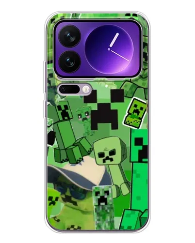 Чехол для Xiaomi 17 Pro Max с картинкой «Криперы Minecraft» Чехол для Xiaomi 17 Pro Max с картинкой «Криперы Minecraft»