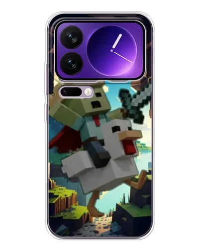 Чехол для Xiaomi 17 Pro Max с картинкой «Стив и гусь» Чехол для Xiaomi 17 Pro Max с картинкой «Стив и гусь»
