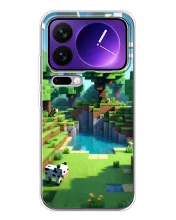 Чехол для Xiaomi 17 Pro Max с картинкой «Minecraft летний день»