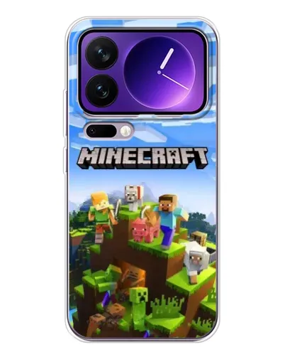 Чехол для Xiaomi 17 Pro Max с картинкой «Minecraft классический мир» Чехол для Xiaomi 17 Pro Max с картинкой «Minecraft классический мир»