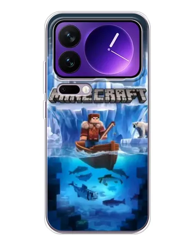Чехол для Xiaomi 17 Pro Max с картинкой «Minecraft ледяной мир» Чехол для Xiaomi 17 Pro Max с картинкой «Minecraft ледяной мир»