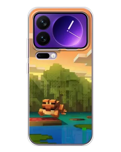Чехол для Xiaomi 17 Pro Max с картинкой «Майнкрафт закат солнца» Чехол для Xiaomi 17 Pro Max с картинкой «Майнкрафт закат солнца»