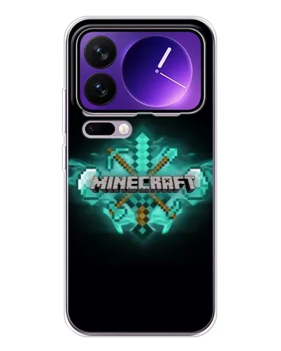 Чехол для Xiaomi 17 Pro Max с картинкой «Minecraft Diamond лого» Чехол для Xiaomi 17 Pro Max с картинкой «Minecraft Diamond лого»