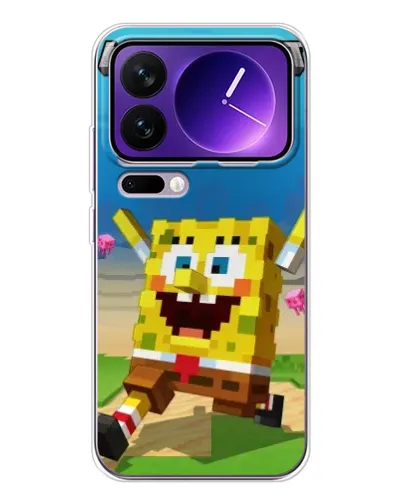 Чехол для Xiaomi 17 Pro Max с картинкой «Губка Боб Minecraft» Чехол для Xiaomi 17 Pro Max с картинкой «Губка Боб Minecraft»