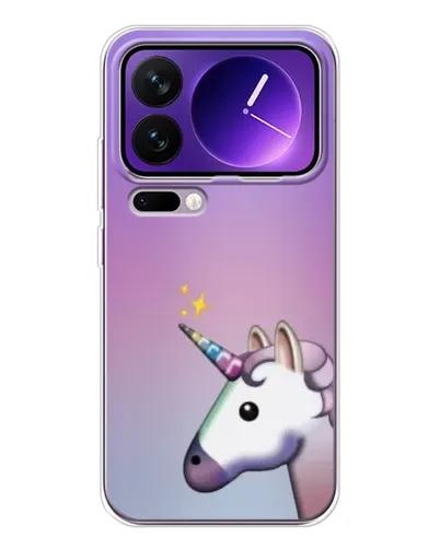 Чехол для Xiaomi 17 Pro Max с картинкой «Единорог градиент»