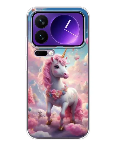 Чехол для Xiaomi 17 Pro Max с картинкой «Единорог среди облаков»