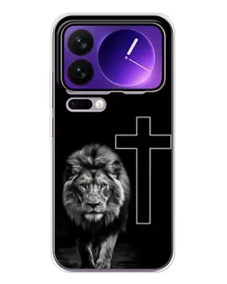 Чехол для Xiaomi 17 Pro Max с картинкой «Лев и Крест» Чехол для Xiaomi 17 Pro Max с картинкой «Лев и Крест»