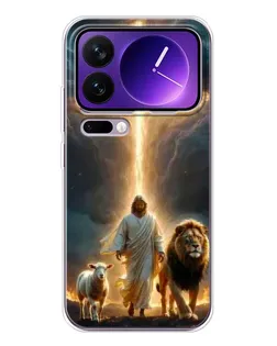 Чехол для Xiaomi 17 Pro Max с картинкой «Лев Иуды и Свет» Чехол для Xiaomi 17 Pro Max с картинкой «Лев Иуды и Свет»