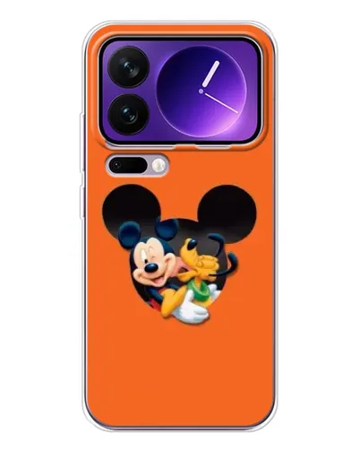 Чехол для Xiaomi 17 Pro Max с картинкой «Сердце Микки Минни»