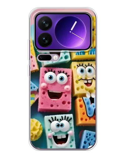 Чехол для Xiaomi 17 Pro Max с картинкой «Цветные губки»