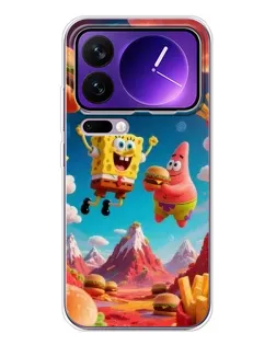 Чехол для Xiaomi 17 Pro Max с картинкой «Космический фастфуд» Чехол для Xiaomi 17 Pro Max с картинкой «Космический фастфуд»