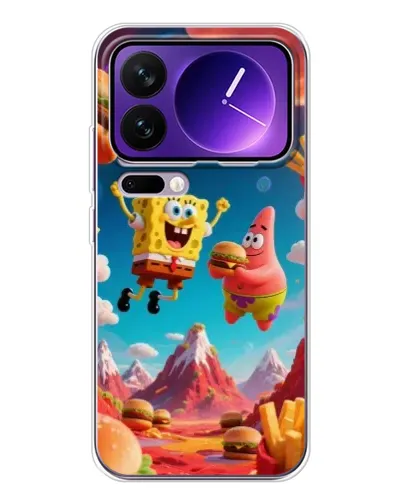 Чехол для Xiaomi 17 Pro Max с картинкой «Космический фастфуд»