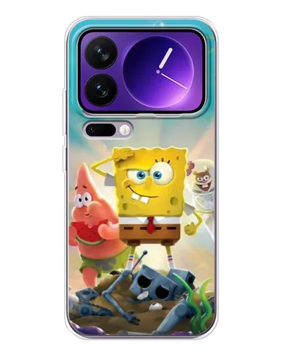 Чехол для Xiaomi 17 Pro Max с картинкой «Спанч Боб победитель»