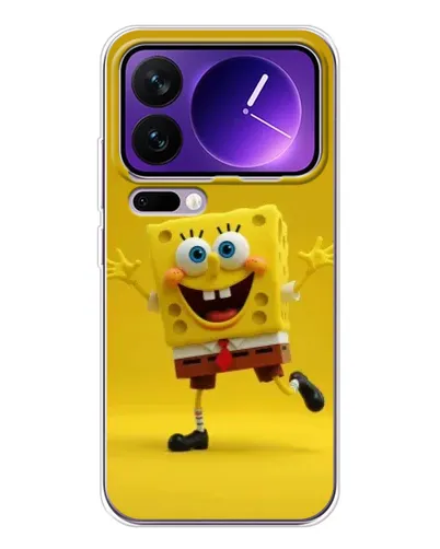 Чехол для Xiaomi 17 Pro Max с картинкой «Позитивный Губка Боб»