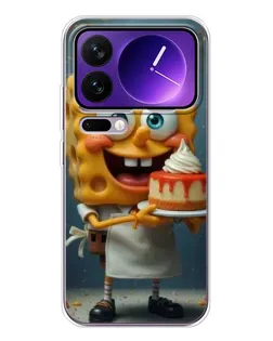 Чехол для Xiaomi 17 Pro Max с картинкой «Повар Спанч Боб»