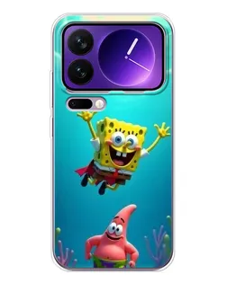 Чехол для Xiaomi 17 Pro Max с картинкой «Спанч Боб под водой» Чехол для Xiaomi 17 Pro Max с картинкой «Спанч Боб под водой»