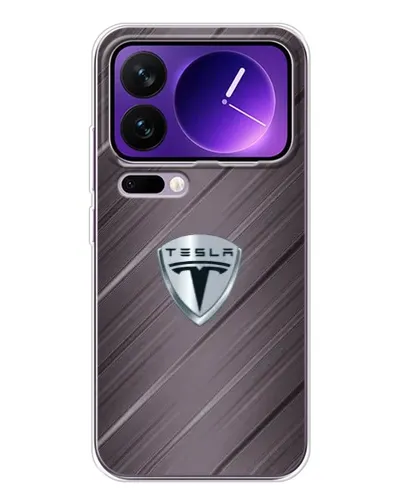 Чехол для Xiaomi 17 Pro Max с картинкой «Металлическая текстура Tesla» Чехол для Xiaomi 17 Pro Max с картинкой «Металлическая текстура Tesla»