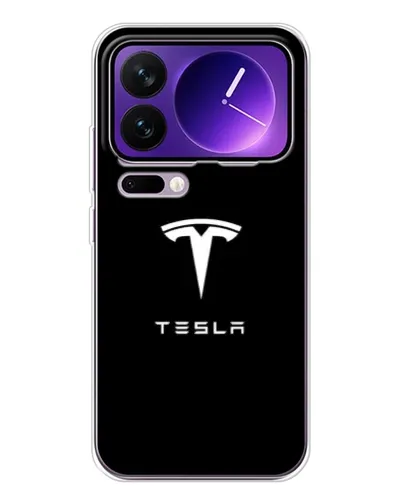 Чехол для Xiaomi 17 Pro Max с картинкой «Tesla White Logo» Чехол для Xiaomi 17 Pro Max с картинкой «Tesla White Logo»