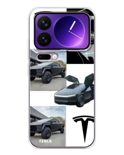 Чехол для Xiaomi 17 Pro Max с картинкой «Коллаж Cybertruck Tesla» Чехол для Xiaomi 17 Pro Max с картинкой «Коллаж Cybertruck Tesla»