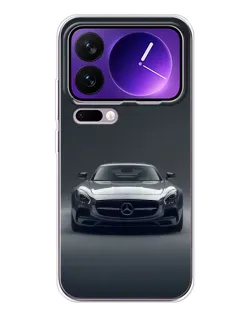 Чехол для Xiaomi 17 Pro Max с картинкой «Mercedes на черном»