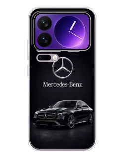 Чехол для Xiaomi 17 Pro Max с картинкой «Mercedes — решетка радиатора»
