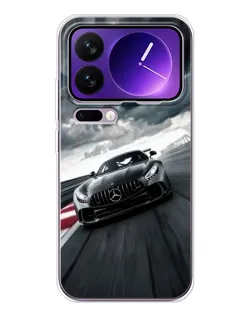 Чехол для Xiaomi 17 Pro Max с картинкой «Гоночный Mercedes AMG»